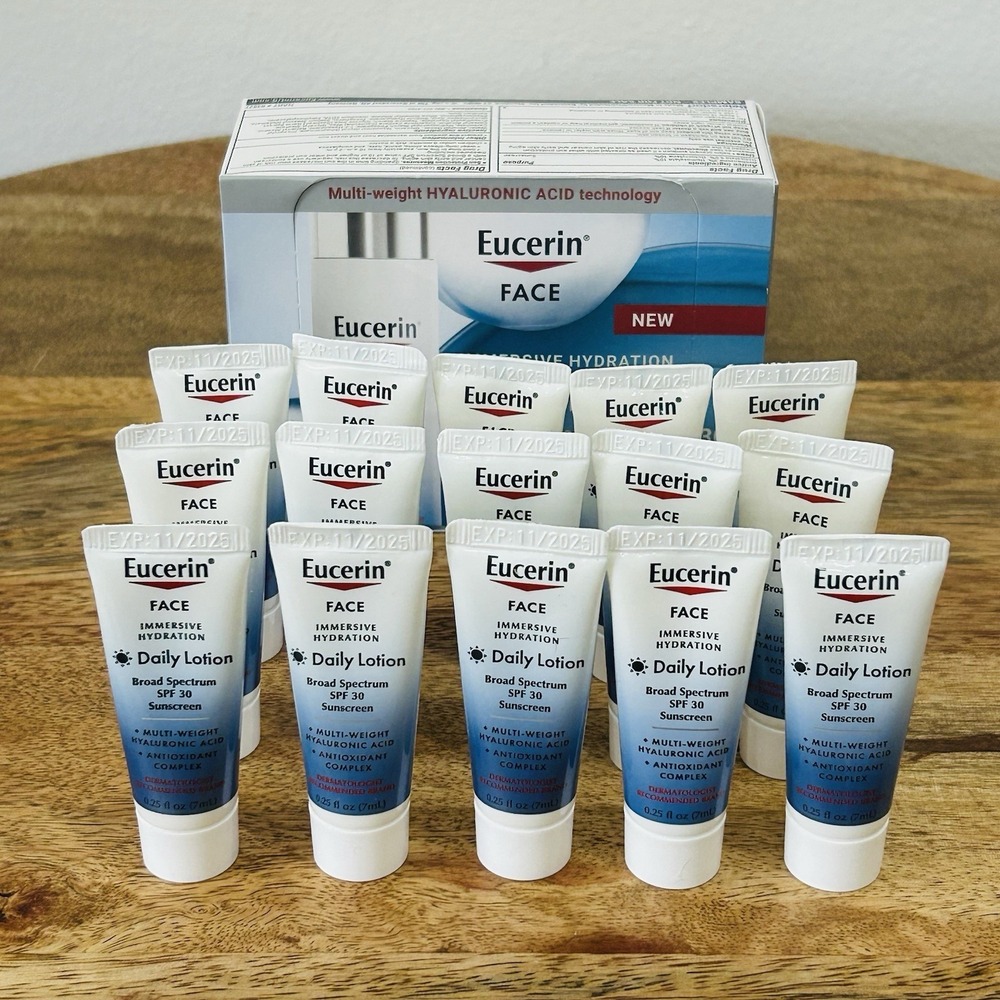 15 eucerin immersive hydration daily lotion broad spectrum spf 30  0.25 fl oz